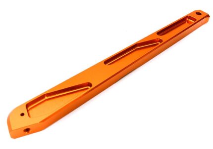 Orange Billet Machined Long Rear Chassis Brace for Arrma 1/8 Kraton 6S BLX