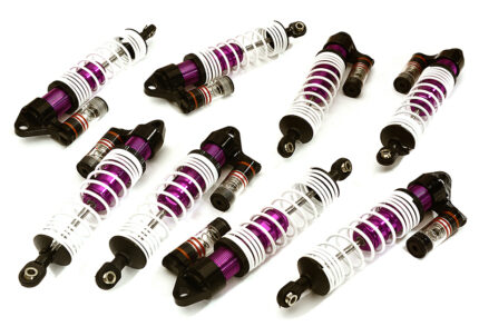 Billet Machined Piggyback Shock Set (8) for Traxxas 1/10 Scale E-Maxx Brushless