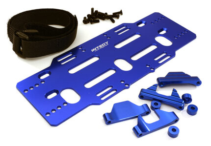 Adjustable Battery Mount Plate w/Straps for Arrma 1/8 Kraton 6S BLX Req AR320192