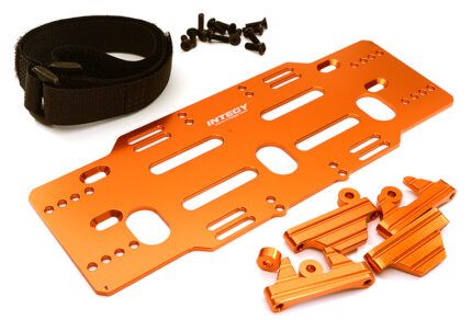 Adjustable Battery Mount Plate w/Straps for Arrma 1/8 Kraton 6S BLX Req AR320192