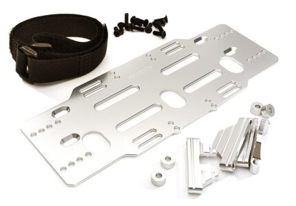 Adjustable Battery Mount Plate w/Straps for Arrma 1/8 Kraton 6S BLX Req AR320192
