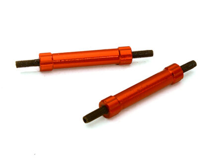 Billet Machined 35mm Aluminum Linkages (2) M3 Threaded for 1/10 Scale Crawler