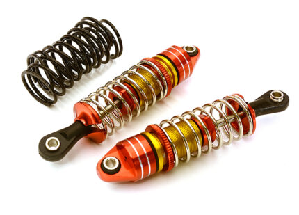 Red Billet Machined Shock Set (2) for 1/10 Scale Off-Road R/C (L=70mm)
