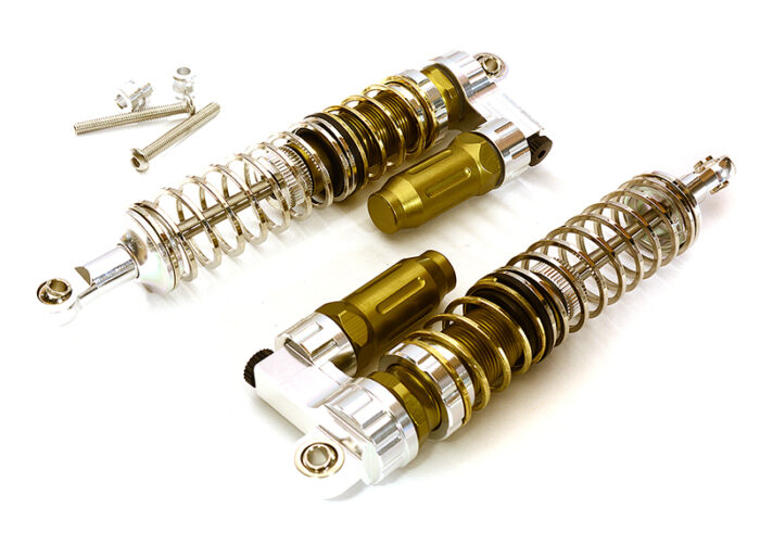 Piggyback Off-Road Shock for 1/10 Scale with 2 Stage Square Spring (L=110mm) - Image 1