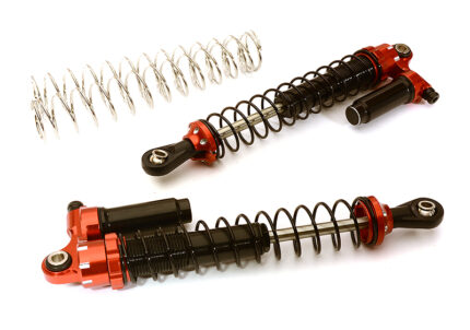 Billet Machined Piggyback Shock(2) for 1/10 SCX-10, SCX10 II, SCX10 III (L=90mm)