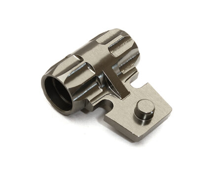 Billet Machined Grey Rear Gearbox Mount for Tamiya T3-01 Dancing Rider