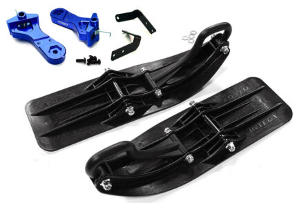 Blue Front Sled Ski Attachment Set for Arrma 1/10 Granite Voltage 2WD Mega Truck