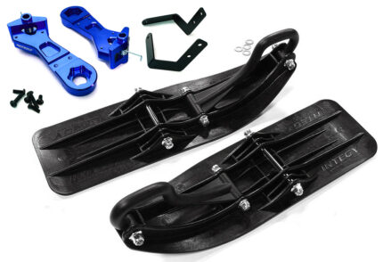 Front Sled Ski Attachment Set for Arrma 1/8 Kraton 6S BLX (for RWD Operation)