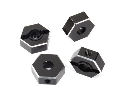 Billet Machined Wheel Hex for Arrma 1/10 Granite 4X4 3S BLX - Black (Set of 4)