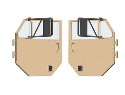 Door Assembly 8012-P0007 Yellow for HG-P801 1/12 8X8 RC Military Truck