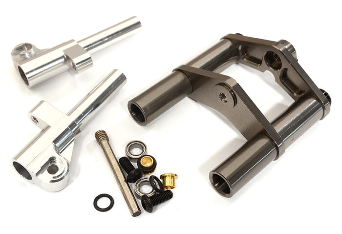 Billet Machined Front Fork Upgrade Set for Tamiya T3-01 Dancing Rider - Image 1
