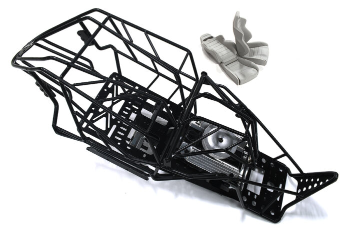 Steel Roll Cage Body w/ Main Gearbox & Motor for Axial 1/10 Wraith 2.2 & RR10 - Image 1