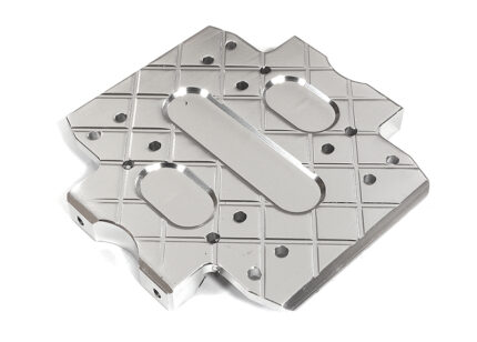 Billet Machined Alloy Center Gearbox Lower Plate for Tamiya CR-01
