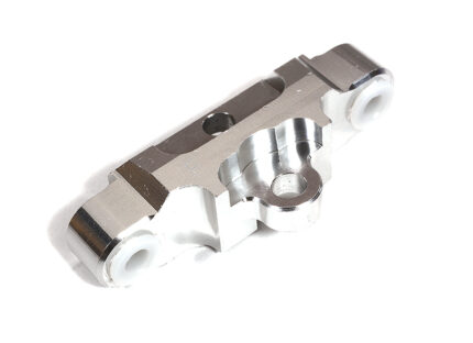 Billet Machined Silver Front-Rear Arm Brace for Traxxas 1/10 Maxx 4S Truck
