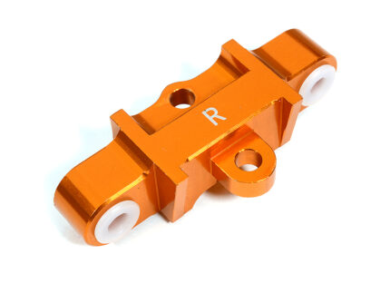Billet Machined Orange Rear-Front Arm Brace for Traxxas 1/10 Maxx 4S Truck