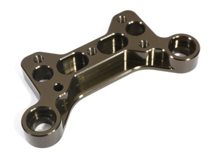 Billet Machined Alloy Front Dirt Guard Mount for Arrma 1/8 Kraton 6S BLX - Grey
