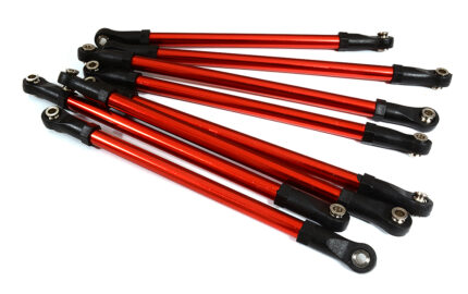 8-Piece Suspension Linkage Set for 1/10 Scale Custom Crawlers (120, 128 & 135mm)