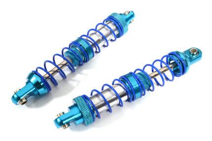 Realistic Dual Spring Shock Set (2) for 1/10 Scale Off-Road R/C (L=80mm)