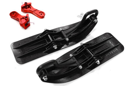 Front Sled Ski Attachment Set for Traxxas 1/10 Maxx 4S Truck (for RWD)
