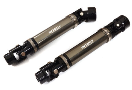 Machined Alloy Universal Drive Shafts for Traxxas 1/10 Maxx 4S Truck - Grey