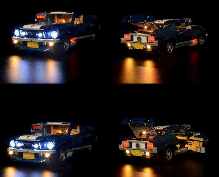 LED Light Kit for Lego 10265 Creator Expert Ford Mustang - Image 2