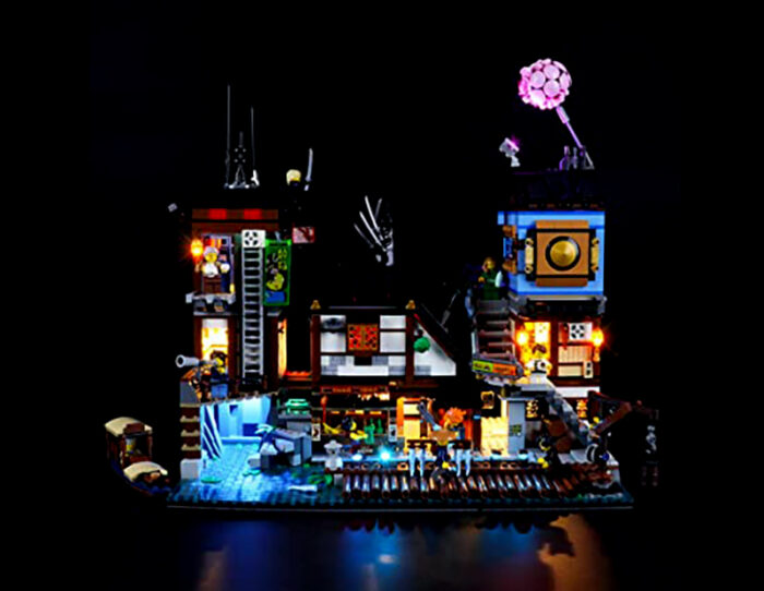 LED Light Kit for Lego 70657 Ninjago City Docks - Image 2