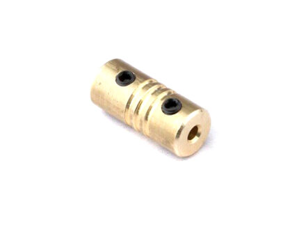 Steel Motor Coupler L=18mm 2.3mm Shaft to 2.2mm Flex Cable Shaft for RC Boat