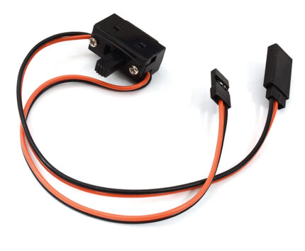 Receiver Type Plugs with On/Off Switch for Futaba & JR Controllers