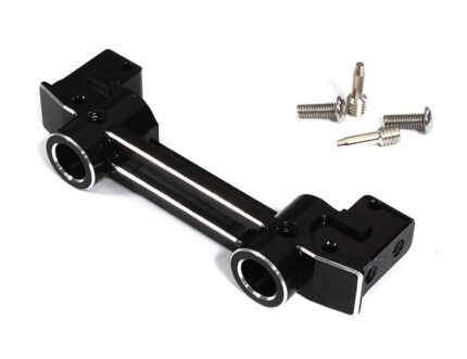 Machined Alloy Front Bumper Mount for Axial 1/10 SCX10 II 6X6 (AXI31634) - Black