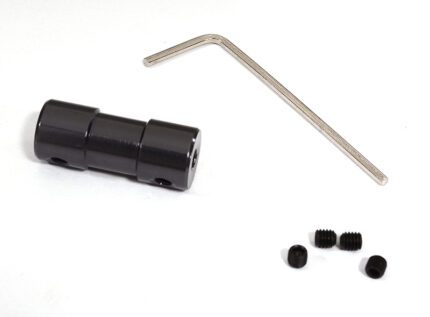 Billet Machined Motor Coupler L=25mm 3mm Shaft to 3mm Shaft for RC Boat