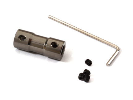 Billet Machined Motor Coupler L=25mm 5mm Shaft to 5mm Shaft for RC Boat
