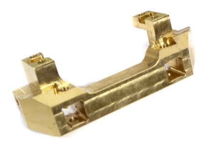 Brass 100g Alloy Front Bumper Mount w/ Steering Servo Mount for Traxxas TRX-4