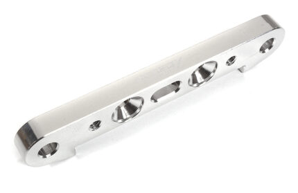 Machined Silver Rear-Rear Suspension Hanger for Arrma 1/5 Kraton 4X4 8S BLX