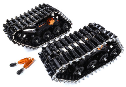 Rear Snowmobile & Sandmobile (2) for Traxxas 1/10 Maxx 4S Truck, require C29373