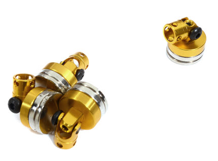 Magnetic Force Type 6mm Size Body Mount Set for 1/10 Crawler, Drift & TC