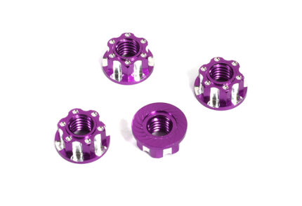 Realistic Billet Machined M4 Size Wheel Nuts for 1/10 Scale RC