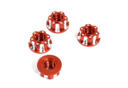 Realistic Billet Machined M4 Size Wheel Nuts for 1/10 Scale RC