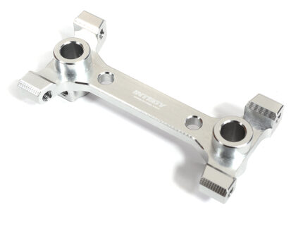 Billet Machined Silver Rear Shock Tower Brace for Axial 1/10 Scale SCX10 III