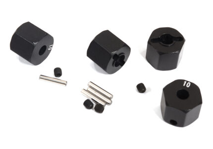 12mm Hex Wheel (4) Hub 10mm Thick for 1/10 Traxxas, Axial, Tamiya, Drift & TC