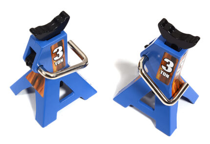 Realistic Model 3 Ton Jack Stands (2) for 1/10, 1/8 Scale & Rock Crawler