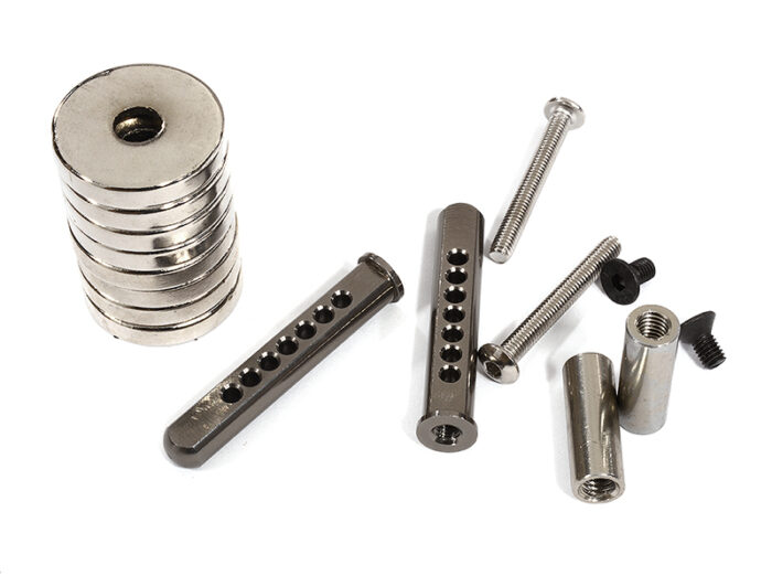 Magnetic Force Type Body Mount Set for 1/10 Scale R/C Car - Image 1