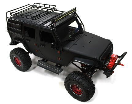Realistic 1/10 Custom Scale Black Crawler JW10-S+Cage 2.4GHz Radio Control RTR