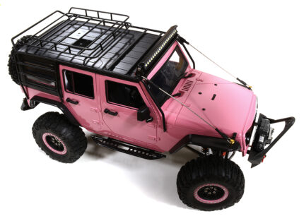 Realistic 1/10 Custom Scale Crawler JW10-S+Cage 2.4GHz Radio Control RTR - Pink