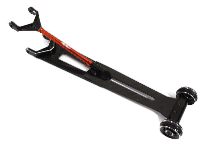 Machined Alloy & Composite Wheelie Bar for Associated DR10 Drag Race Car RTR - Image 1