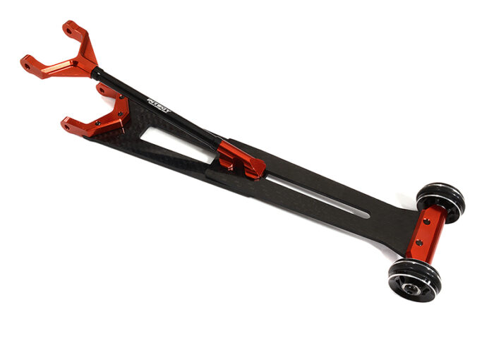Machined Alloy & Composite Wheelie Bar for Associated DR10 Drag Race Car RTR - Image 1