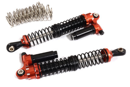Machined Piggyback Shock Pair (2) for Axial SCX10 III Off-Road Crawler (L=95mm)
