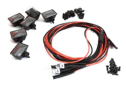 Realistic Spot Light (6) Set w/ LED for 1/10 & 1/8 Scale