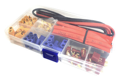T-Plug, EC3, XT60, 14AWG Silicone Wire & Heat Shrink Tube Kit for RC