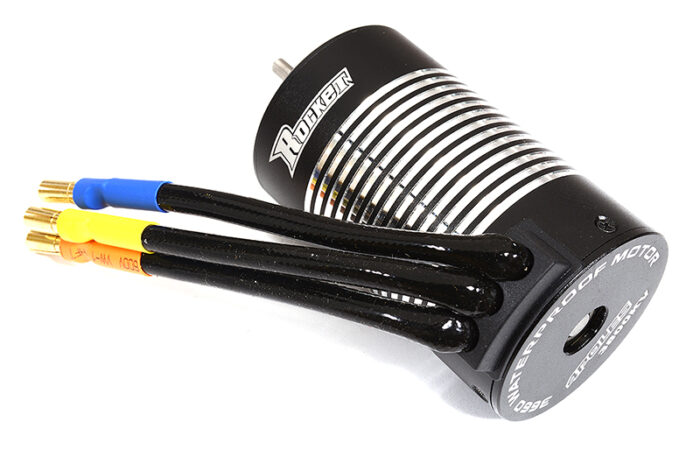 Surpass Hobby Black 3660 Sensorless Brushless Motor 3800kV w/ 3.17mm Shaft - Image 1
