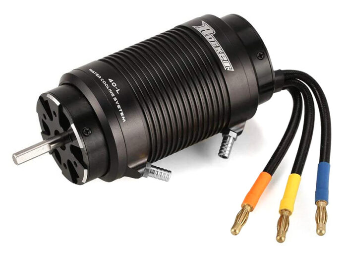Surpass 4092 Sensorless Brushless Motor 1250kV w/ 5mm Shaft w/ 40L Water Jacket - Image 1